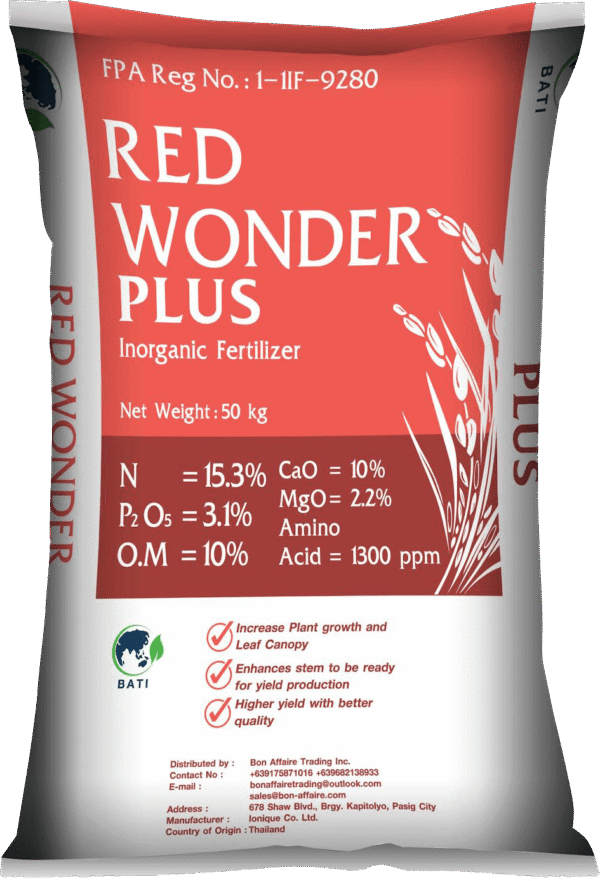 Red Wonder Plus Inorganic Fertilizer